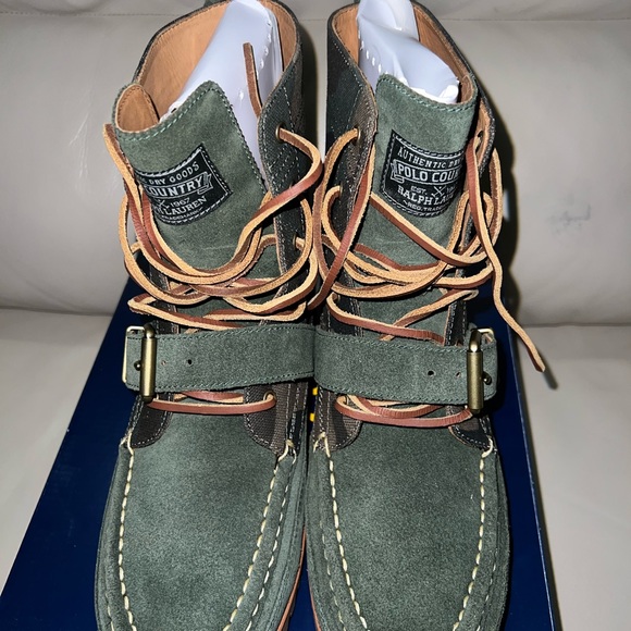 COPY - Authentic men’s, designer, camouflage, Ralph, Lauren, ranger boots - Picture 6 of 7
